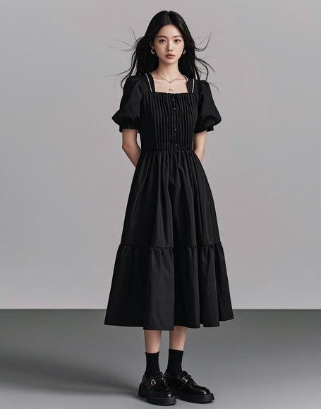 黑色连衣裙搭配什么颜色鞋子(图1)