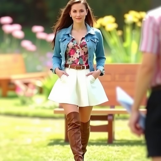 白色短裙如何搭配(图2)