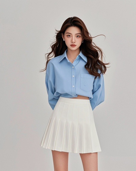 白色短裙如何搭配(图3)