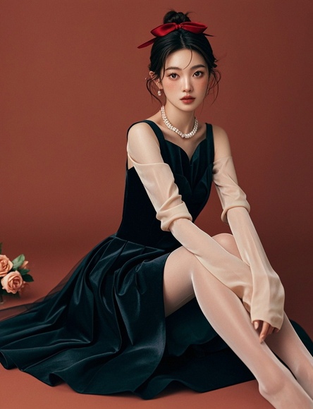 冬季伴娘礼服搭配指南：优雅温暖的婚纱造型推荐-美派服饰网(图2)