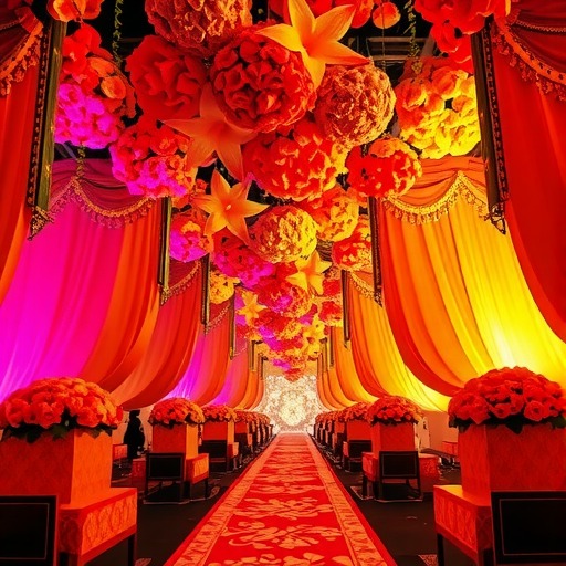 非遗簪花灵感 韩琪“繁花”时装展现传统与潮流融合-美派服饰网(图17)