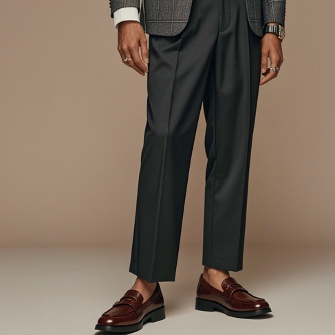 西裤搭配休闲鞋的多样化风格解析-美派服饰网(图2)