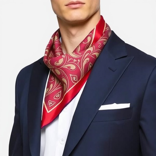 西装搭配丝巾系法技巧：5种优雅混搭方式-美派服饰网(图3)