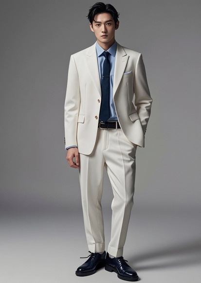 白色西装经典男士穿搭解析-美派服饰网(图1)