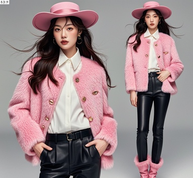 冬季礼帽搭配衣服图片(图3)