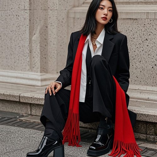 冬季女式正装搭配【图文】彰显您的气质与品味(图1)