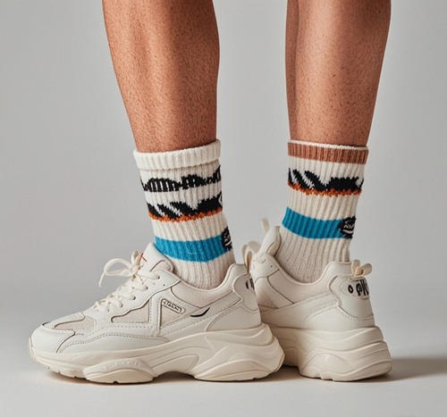 白色老爹鞋搭配袜子指南｜提升造型层次感-美派服饰网(图3)