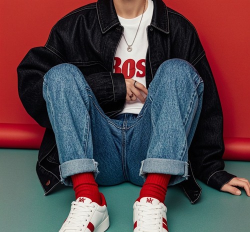 红袜子怎么搭配【图文】让您的整体造型更加出彩(图1)