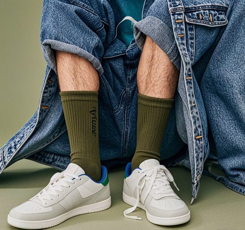 军绿色袜子搭配【图文】(图1)