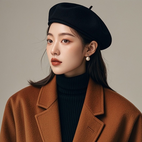 呢子大衣配帽指南：5种经典组合打造秋冬时尚造型-美派服饰网(图1)