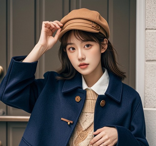 呢子大衣配帽指南：5种经典组合打造秋冬时尚造型-美派服饰网(图3)