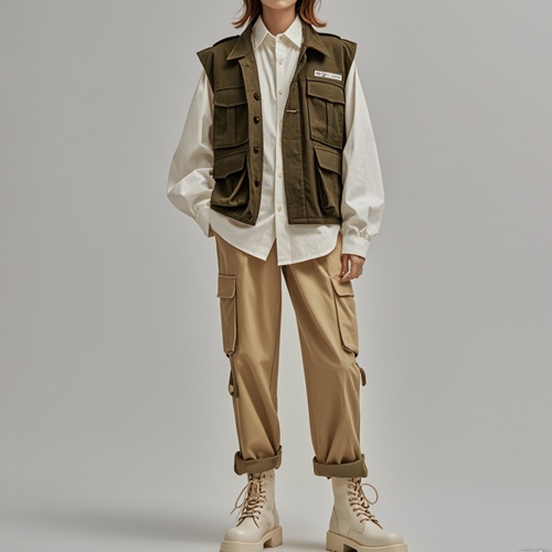 白色马丁靴的多样化搭配技巧与风格解析-美派服饰网(图2)