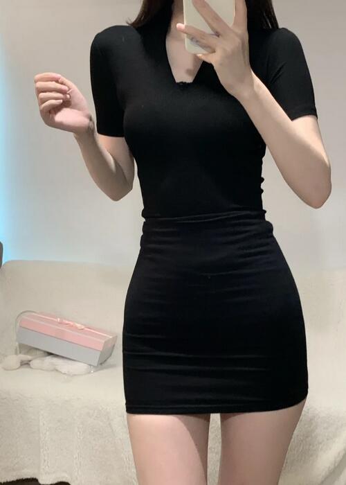 黑色包臀裙搭配经典技巧-美派服饰网(图2)