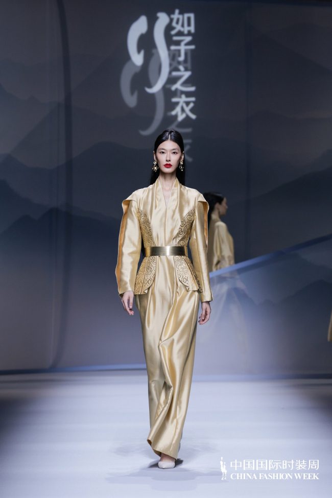 新中式高级定制诠释传统与现代融合， 愿系列引领时尚新风尚-美派服饰网(图3)