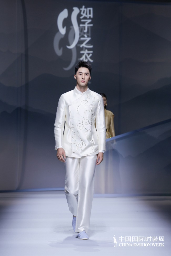 新中式高级定制诠释传统与现代融合， 愿系列引领时尚新风尚-美派服饰网(图11)