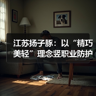 江苏扬子豚:以“精巧美轻”理念竖职业防护服智造新标杆(图2) 江苏扬子豚:以“精巧美轻”理念竖职业防护服智造新标杆(图2)