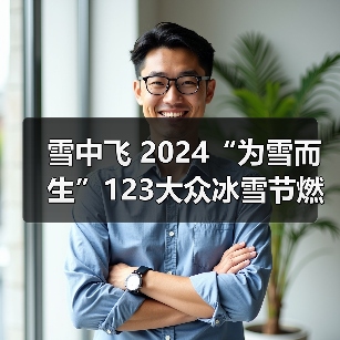 雪中飞 2024“为雪而生”123大众冰雪节燃情启幕 ,助推冰雪热潮再攀高峰(图4) 雪中飞 2024“为雪而生”123大众冰雪节燃情启幕 ,助推冰雪热潮再攀高峰(图4)
