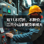 双11不打折、不降价，三只小山羊登顶羊绒大衣类目第一（图1）