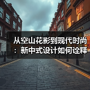 从空山花影到现代时尚：新中式设计如何诠释中式美学生活？（图1）