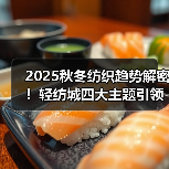 2025秋冬纺织趋势解密！轻纺城四大主题引领面料创新方向（图2）
