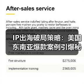 IP出海破局策略：美国东南亚爆款案例引爆秘诀（图3）