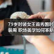 79岁时装女王首秀国时装周 职场美学如何革新?(图4) 79岁时装女王首秀国时装周 职场美学如何革新?(图4)