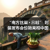 “南方丝巢×吕越” 时装发布会惊艳亮相中国国际时装周(图4) “南方丝巢×吕越” 时装发布会惊艳亮相中国国际时装周(图4)