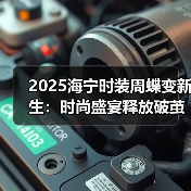 2025海宁时装周蝶变新生:时尚盛宴释放破茧力量(图2) 2025海宁时装周蝶变新生:时尚盛宴释放破茧力量(图2)
