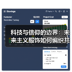 科技与信仰的边界:未来主义服饰如何编织共生图腾?(图2) 科技与信仰的边界:未来主义服饰如何编织共生图腾?(图2)