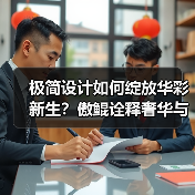 极简设计如何绽放华彩新生?傲鲲诠释奢华与克制的平衡(图2) 极简设计如何绽放华彩新生?傲鲲诠释奢华与克制的平衡(图2)