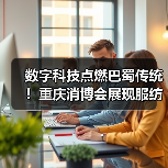 数字科技点燃巴蜀传统！重庆消博会展现服纺产业新未来（图4）