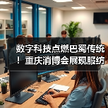 数字科技点燃巴蜀传统！重庆消博会展现服纺产业新未来