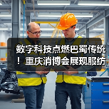 数字科技点燃巴蜀传统！重庆消博会展现服纺产业新未来（图3）