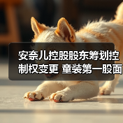 安奈儿控股股东筹划控制权变更 童装第一股面临战略重构(图4) 安奈儿控股股东筹划控制权变更 童装第一股面临战略重构(图4)
