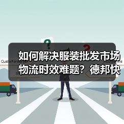 如何解决服装批发市场物流时效难题?德邦快递六小时送达刷新行业标准(图4) 如何解决服装批发市场物流时效难题?德邦快递六小时送达刷新行业标准(图4)