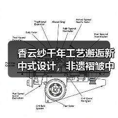 香云纱千年工艺邂逅新中式设计,非遗褶皱中藏东方哲学(图2) 香云纱千年工艺邂逅新中式设计,非遗褶皱中藏东方哲学(图2)