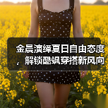 金晨演绎夏日自由态度，解锁酷飒穿搭新风向