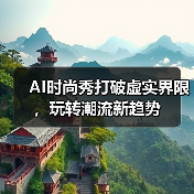 AI时尚秀打破虚实界限,玩转潮流新趋势(图3) AI时尚秀打破虚实界限,玩转潮流新趋势(图3)