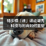 特步领「速」运动潮秀:科技与时尚如何重塑超现实主义运动美学(图2) 特步领「速」运动潮秀:科技与时尚如何重塑超现实主义运动美学(图2)