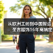 从欧洲工坊到中国智造：圣吉服饰16年高端定制成功密码