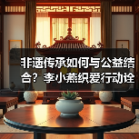 非遗传承如何与公益结合?李小燕织爱行动诠释时尚向善的力量(图2) 非遗传承如何与公益结合?李小燕织爱行动诠释时尚向善的力量(图2)