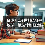 白小T以环保科技守护地球,续航计划打造绿色未来(图4) 白小T以环保科技守护地球,续航计划打造绿色未来(图4)