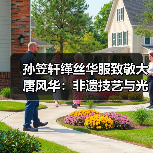 孙笠轩缂丝华服致敬大唐风华：非遗技艺与光影艺术的千年共舞