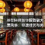 孙笠轩缂丝华服致敬大唐风华:非遗技艺与光影艺术的千年共舞(图3) 孙笠轩缂丝华服致敬大唐风华:非遗技艺与光影艺术的千年共舞(图3)