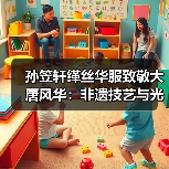 孙笠轩缂丝华服致敬大唐风华:非遗技艺与光影艺术的千年共舞(图4) 孙笠轩缂丝华服致敬大唐风华:非遗技艺与光影艺术的千年共舞(图4)