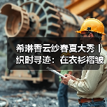 希琳香云纱春夏大秀丨织时寻迹:在衣衫褶皱里,折叠千年光阴(图4) 希琳香云纱春夏大秀丨织时寻迹:在衣衫褶皱里,折叠千年光阴(图4)