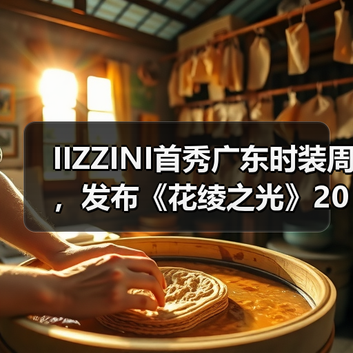 IIZZINI首秀广东时装周，发布《花绫之光》2025春夏新品（图2）