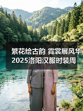 繁花绘古韵 霓裳展风华 2025洛阳汉服时装周盛大启幕(图2) 繁花绘古韵 霓裳展风华 2025洛阳汉服时装周盛大启幕(图2)