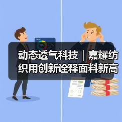 动态透气科技|嘉耀纺织用创新诠释面料新高度(图3) 动态透气科技|嘉耀纺织用创新诠释面料新高度(图3)