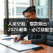 人潮空前,爆款频出!2026潮来・必订掀起全国秋冬买版热潮!(图2) 人潮空前,爆款频出!2026潮来・必订掀起全国秋冬买版热潮!(图2)